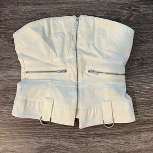 I.am.gia white tube top